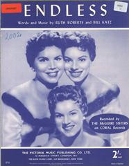 cover: Endless, The McGuire Sisters