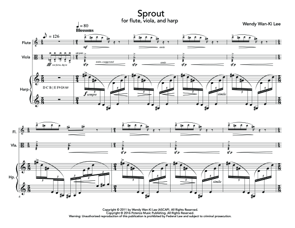 Produktgalerie: Seite 1 von 11 Sprout, , (Flöte, Viola und Klavier)