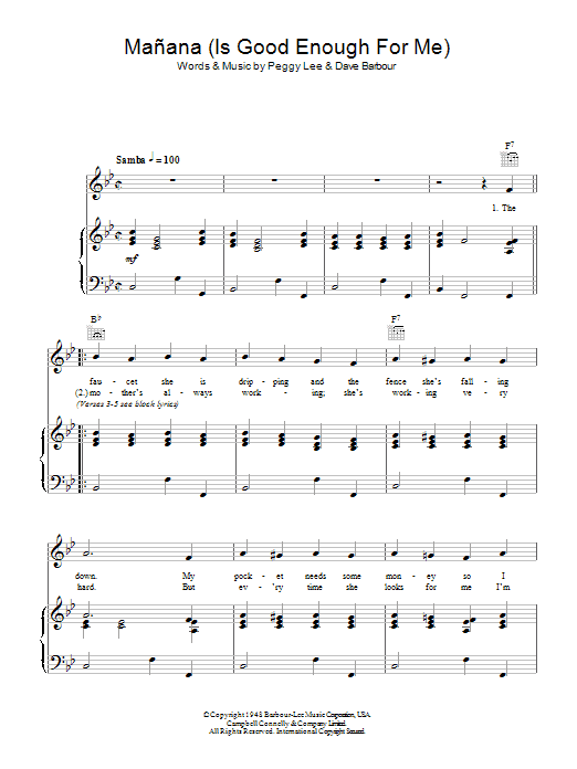 Product gallery: Page 1 of 1 Manana, Peggy Lee
