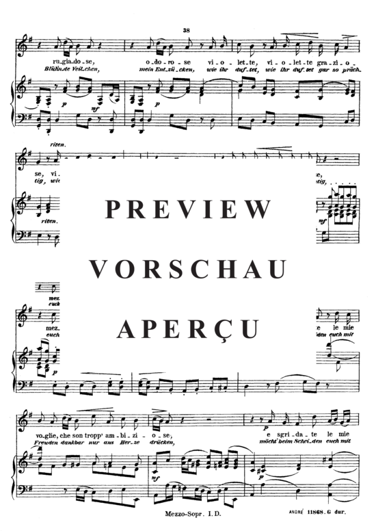 gallery: Le violette , Schimon Adolph, (Gesang mittel + Klavier)