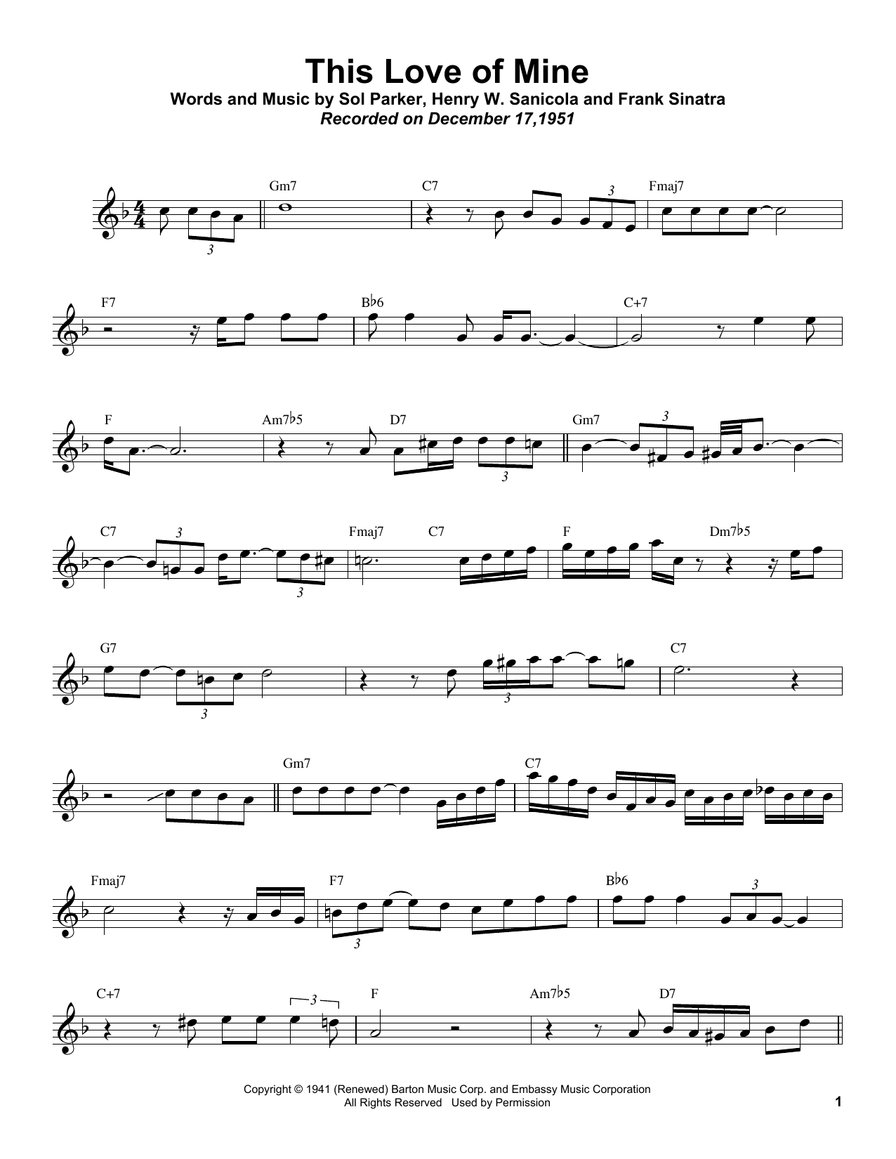 Product gallery: Page 1 of 1 This Love Of Mine, Sonny Rollins