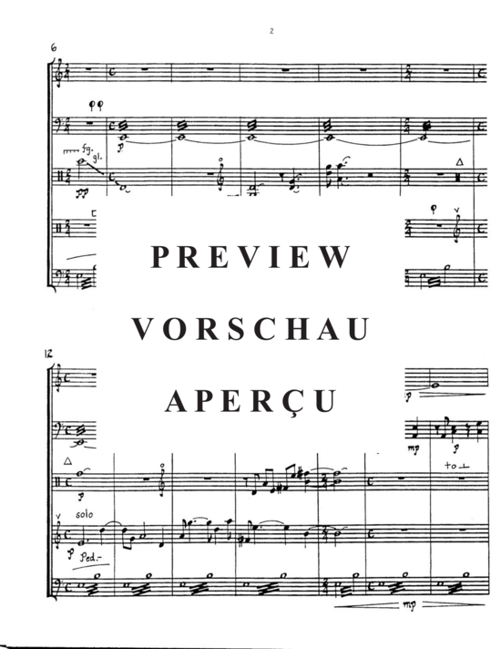 Product gallery: Page 6 of 21 Escapade , , (alto saxophone solo and 4 percussionists)