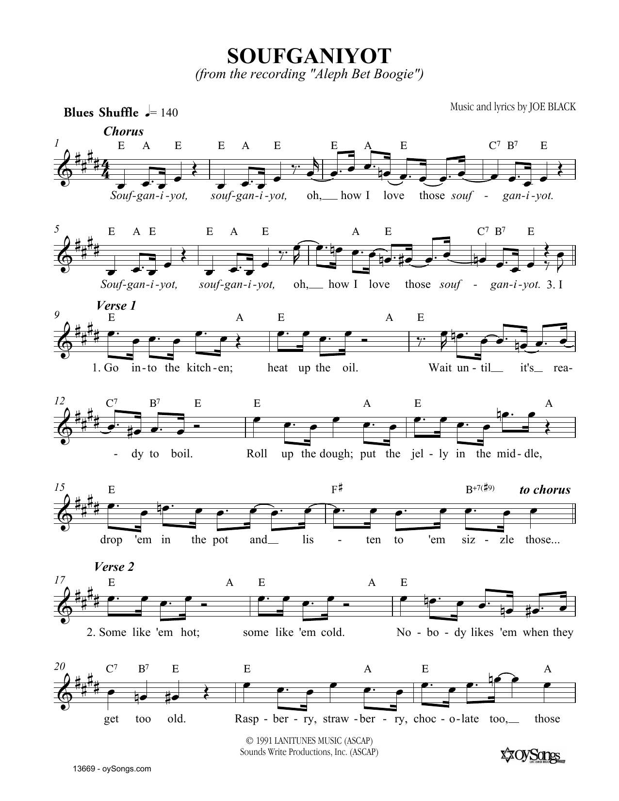 Produktgalerie: Seite 1 von 1 Soufganiyot, Joe Black, Melodieinstrument