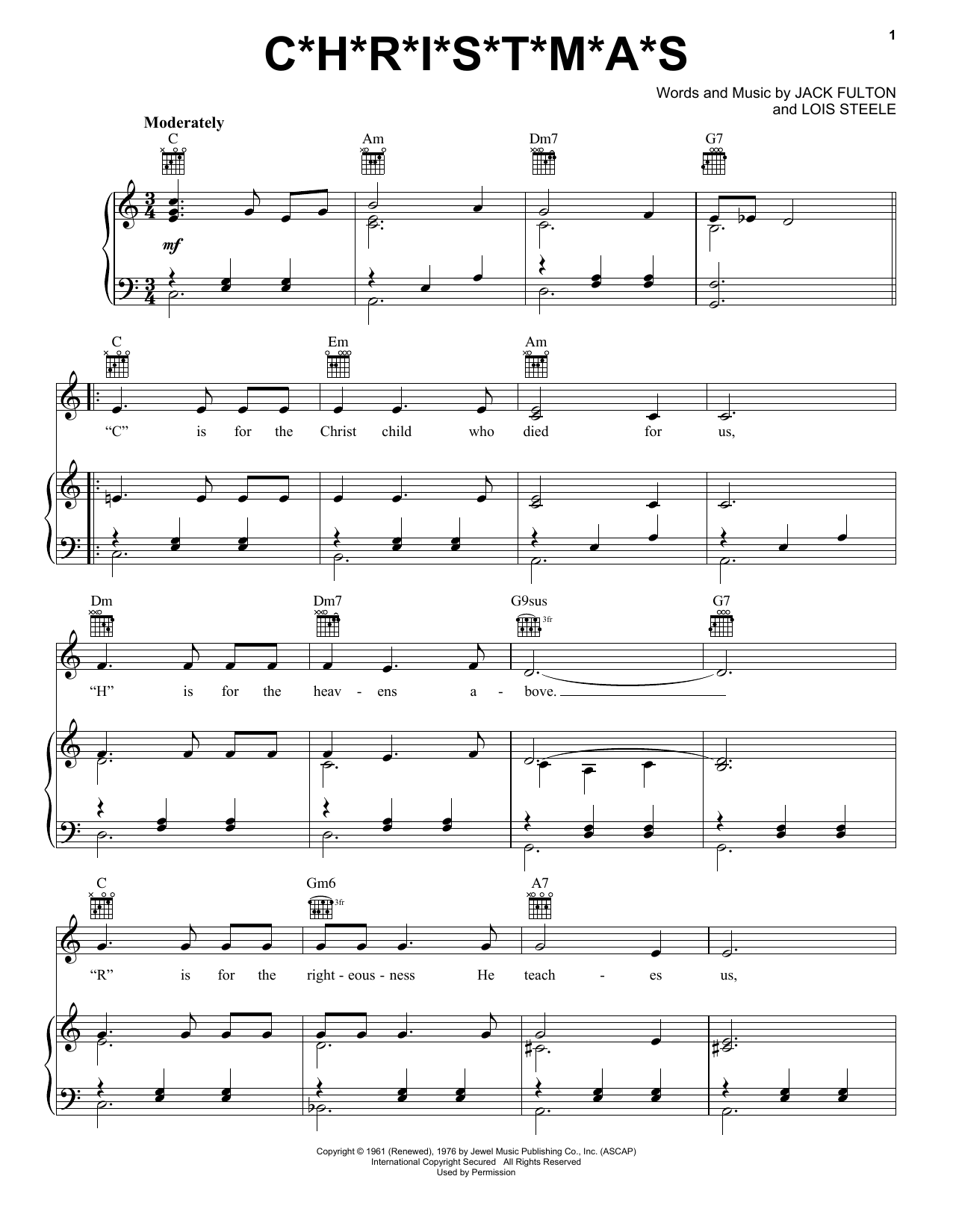 Produktgalerie: Seite 1 von 1 C*H*R*I*S*T*M*A*S, Jack Fulton, Gesang, Gitarre, Klavier