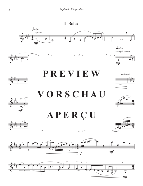 Product gallery: Page 13 of 17 Euphonic Rhapsodies , , (Euphonium Solo)