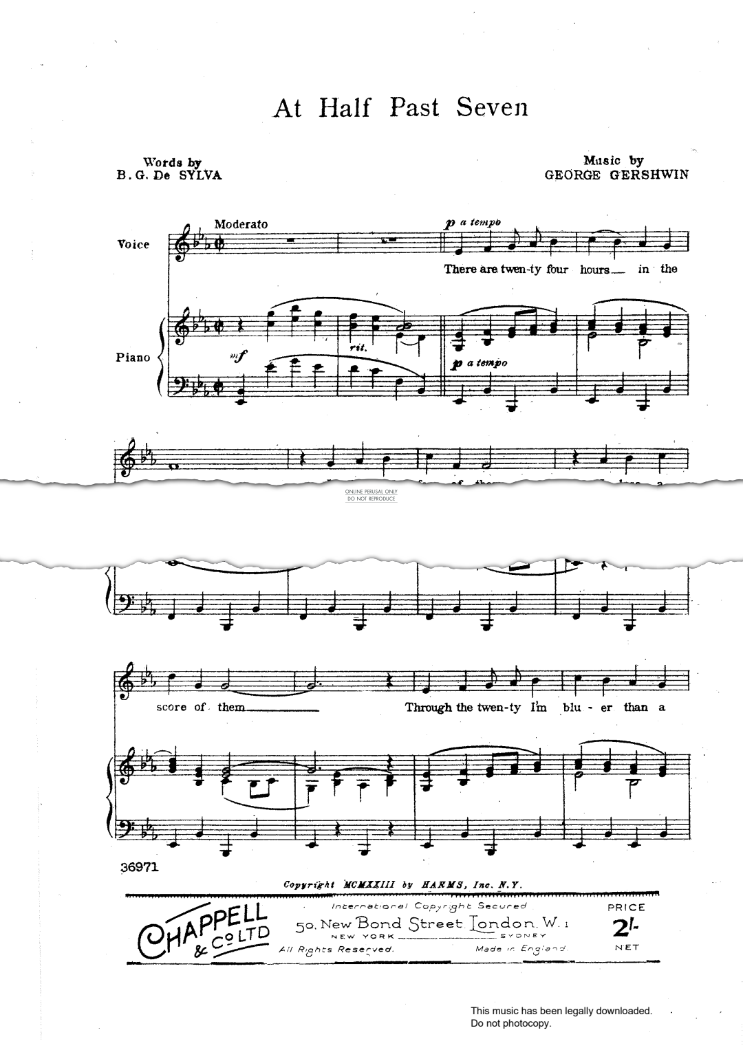 Produktbild zu: At Half Past Seven