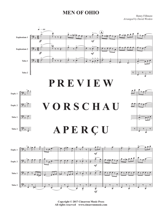 Product gallery: Page 2 of 17 Men of Ohio , , (Tuba Quartett EETT)