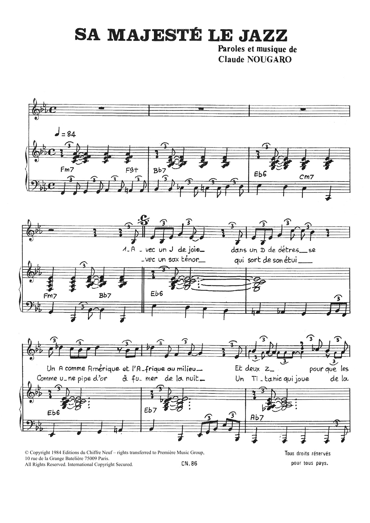 Produktbild zu: Sa Majeste Le Jazz