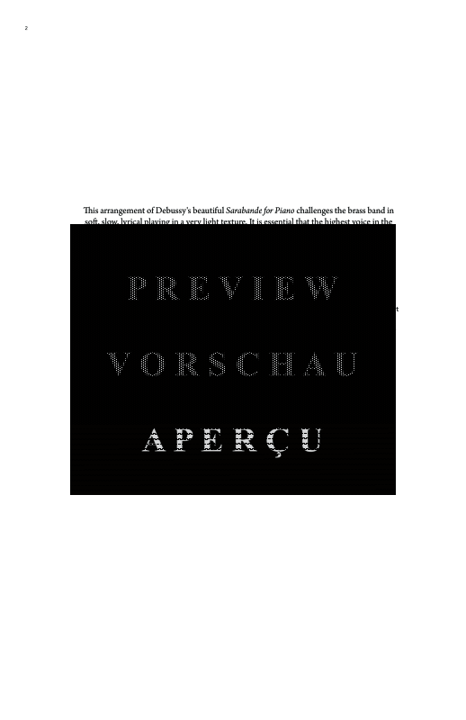 gallery: Sarabande, , (Brass Band)