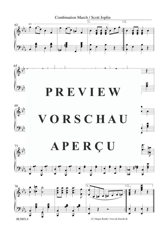 gallery: Combination March, , (Klavier Solo)