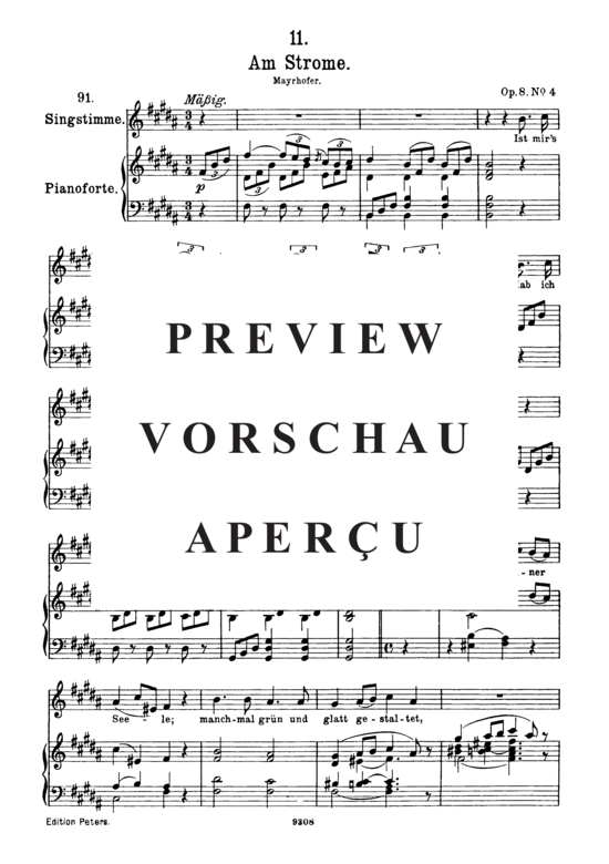 Product gallery: Page 2 of 3 Am Strome D.539, , High Voice and Piano