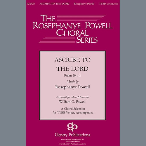 cover: Ascribe To The Lord (arr. William C. Powell), Rosephanye Powell, Chor