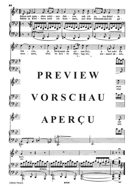 Product gallery: Page 3 of 4 An Mignon D.161 Über Tal und Fluß, , High Voice and Piano