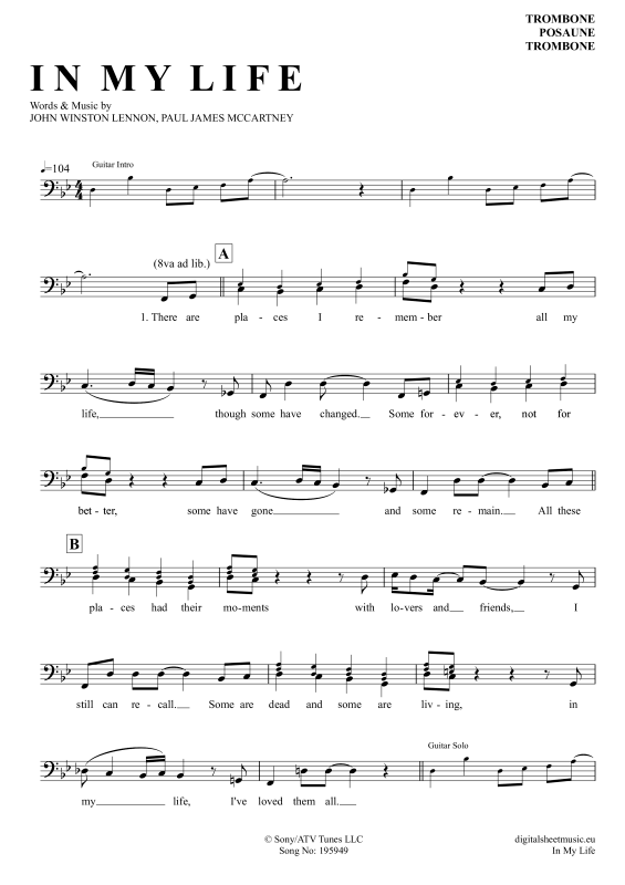 Produktbild zu: In My LifeThe Beatles
