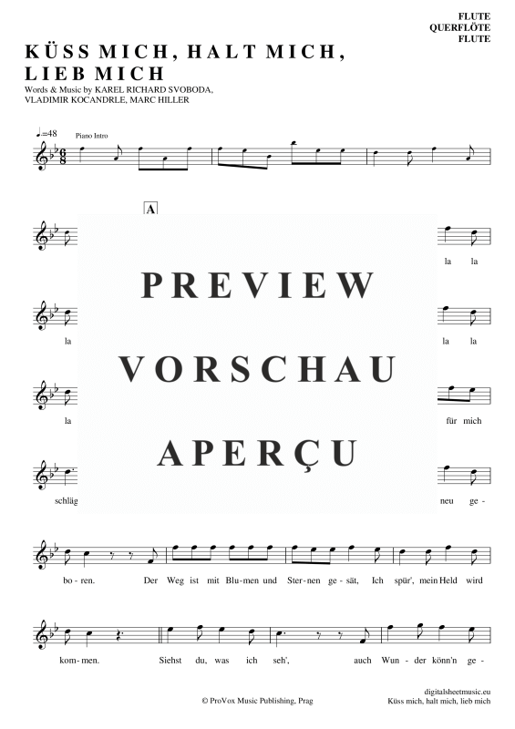 Product gallery: Page 2 of 4 Küss Mich, Halt Mich, Lieb Mich, Egli, Beatrice, (transverse flute)