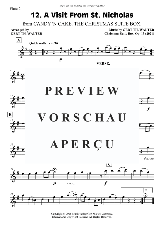 Produktgalerie: Seite 5 von 6 A Visit From St. Nicholas, , Flöten Trio