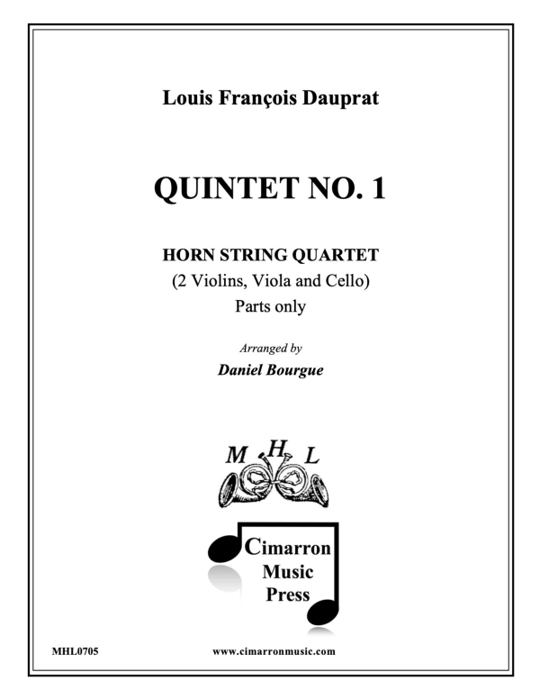 Produktbild zu: Quintett No. 1Louis Francois Dauprat