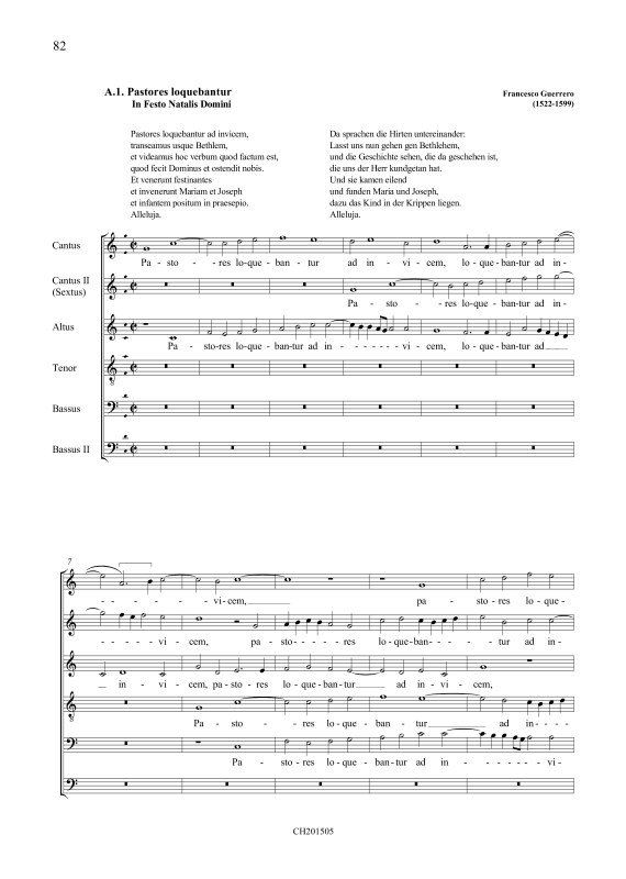 Product picture to: Pastores loquebanturTomás Luis de Victoria