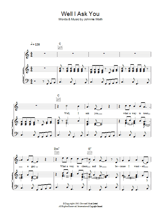 Produktgalerie: Seite 1 von 1 Well I Ask You, Eden Kane, Gesang, Gitarre, Klavier
