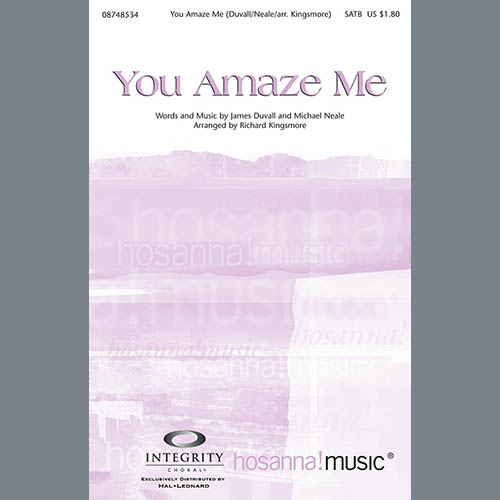 cover: You Amaze Me, Richard Kingsmore