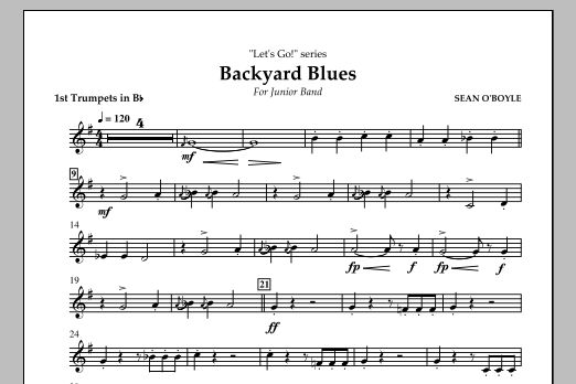 Produktbild zu:  Backyard Blues - Bb Trumpet 1 - 