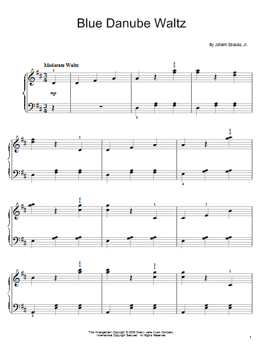 Product picture to: Blue Danube Waltz