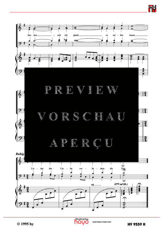 gallery: Sehnsucht, , (Gemischter Chor und Klavier - Klavierpartitur)