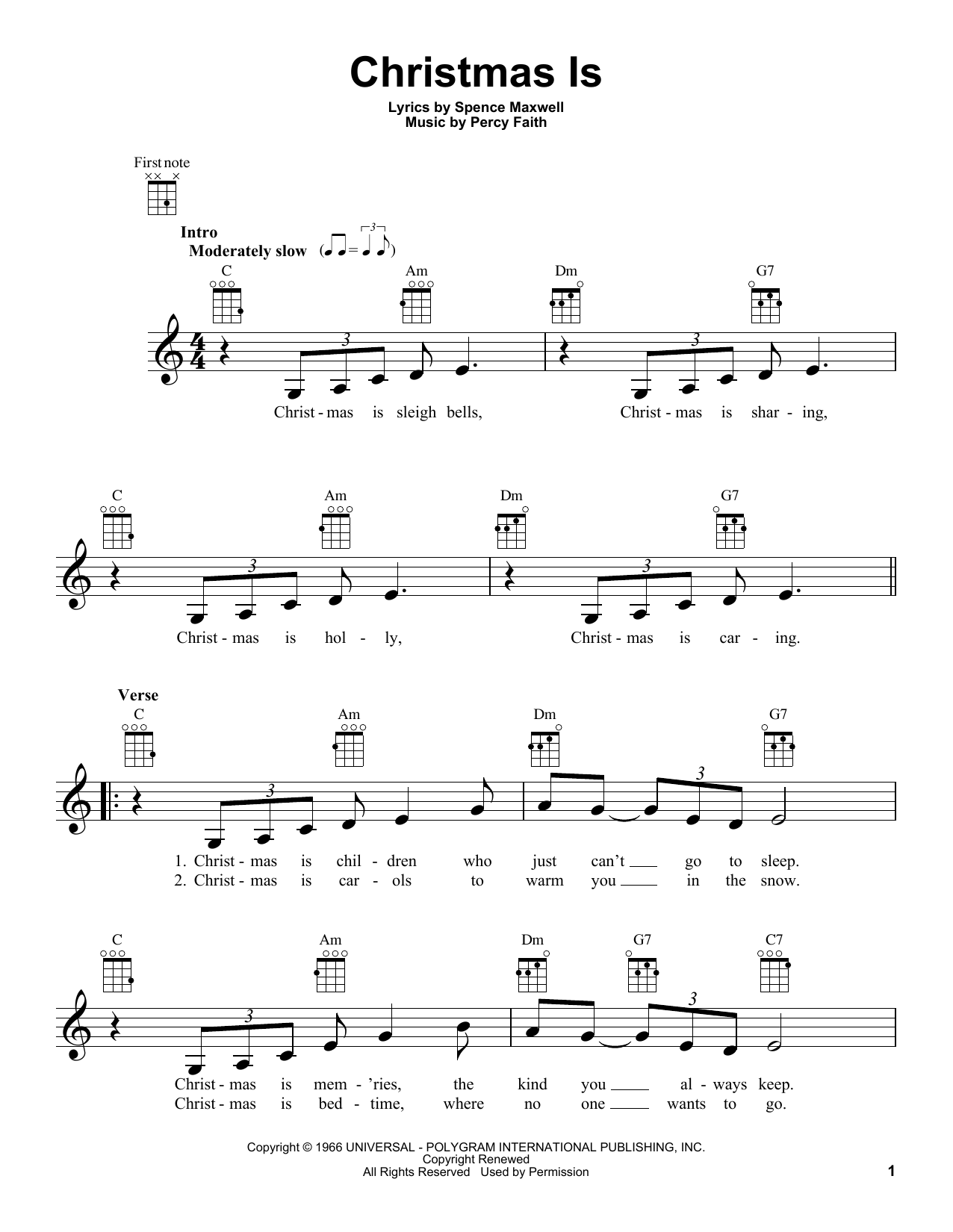 Product gallery: Page 1 of 1 Christmas Is, Percy Faith