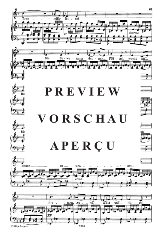 Product gallery: Page 3 of 8 Suleika II, D.717 Um deine feuchten Schwingen, , Low Voice and Piano