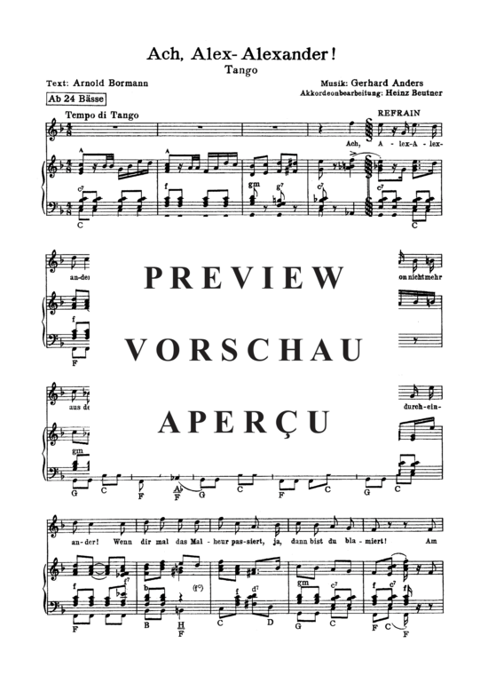 Product gallery: Page 4 of 4 Ach, Alex-Alexander , , Piano and Voice