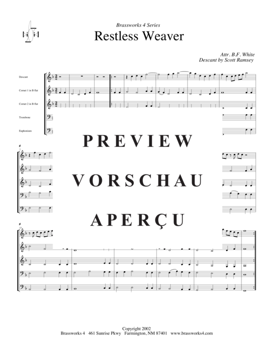 Produktgalerie: Seite 2 von 9 Restless Weaver, , (2xTrompete in B, Horn in F, Posaune)