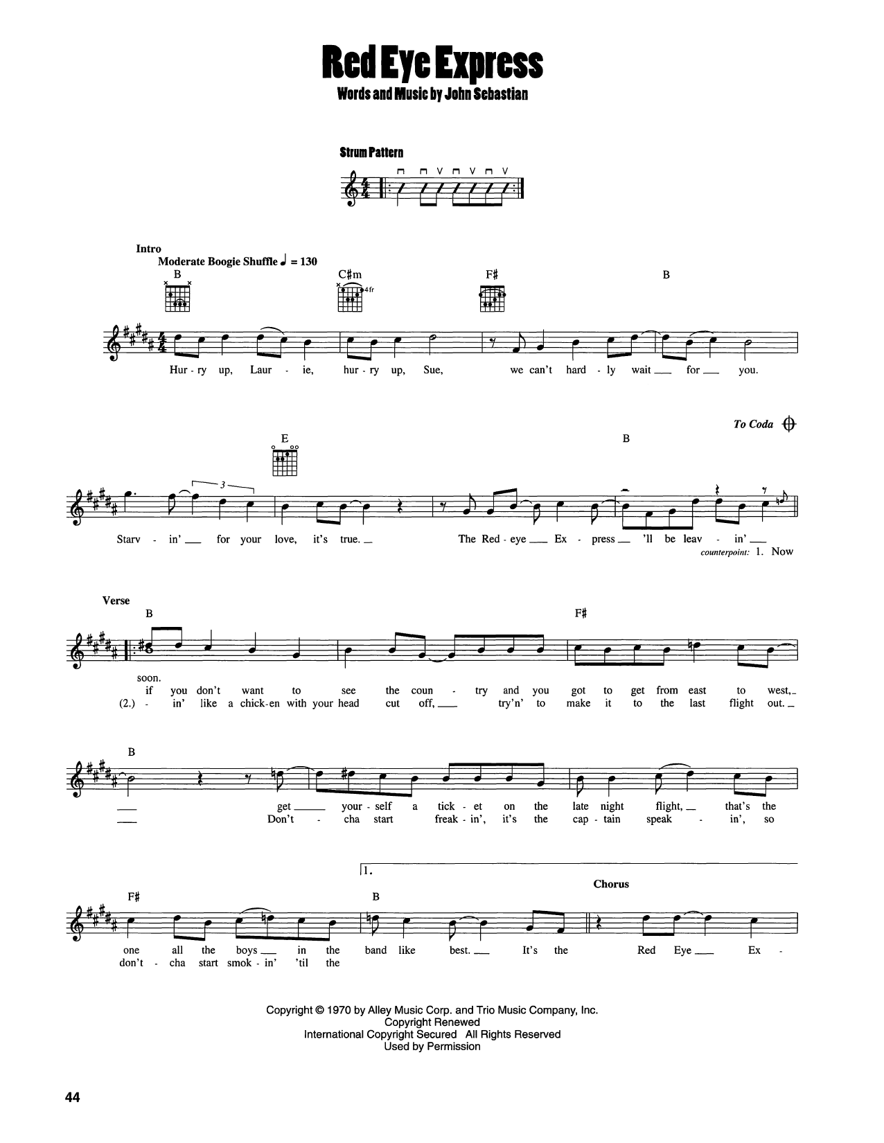 Produktgalerie: Seite 1 von 1 Red Eye Express, John Sebastian, Gitarre