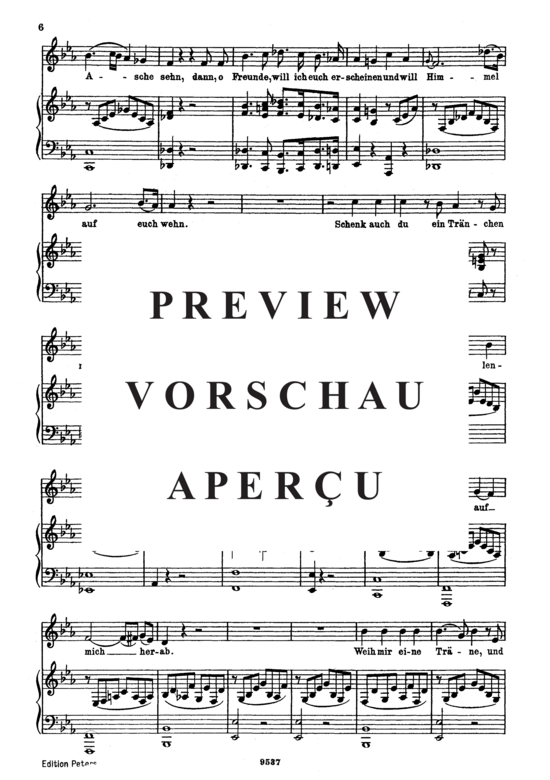 gallery: Abendempfindung K.523 , , (Gesang mittel + Klavier)