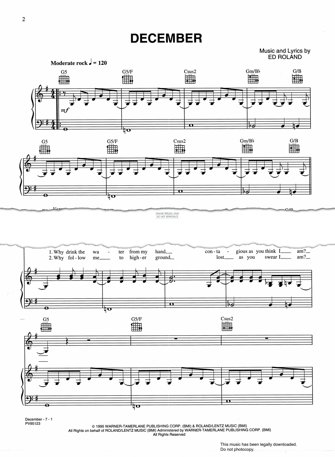 Produktgalerie: Seite 1 von 1 December, Collective Soul, Gesang, Gitarre, Klavier