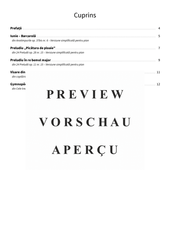 Produktgalerie: Seite 5 von 11 Picaturi de ploaie la pian - Piese simplificate ?i blânde pentru zilele cenu?ii, , Klavier Solo