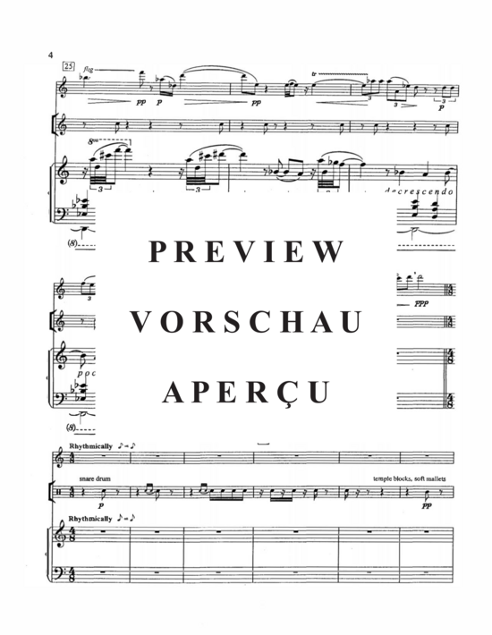 Product gallery: Page 8 of 17 Distant Thunder , , (flute, 1 percussion and piano)