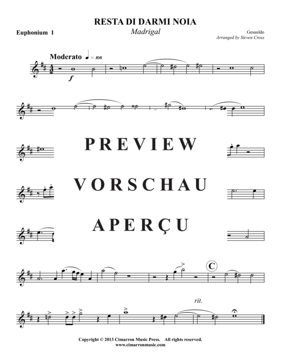 Product gallery: Page 5 of 11 Resta Di Darmi Noia , , (2x baritone, 3x tuba)