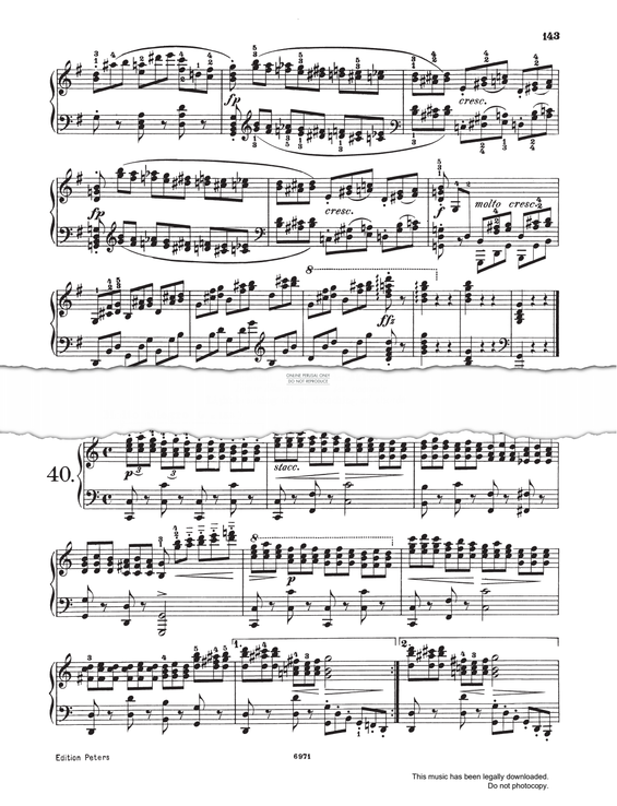 Product picture to: Molto Allegro Study (Op. 740, No.40)