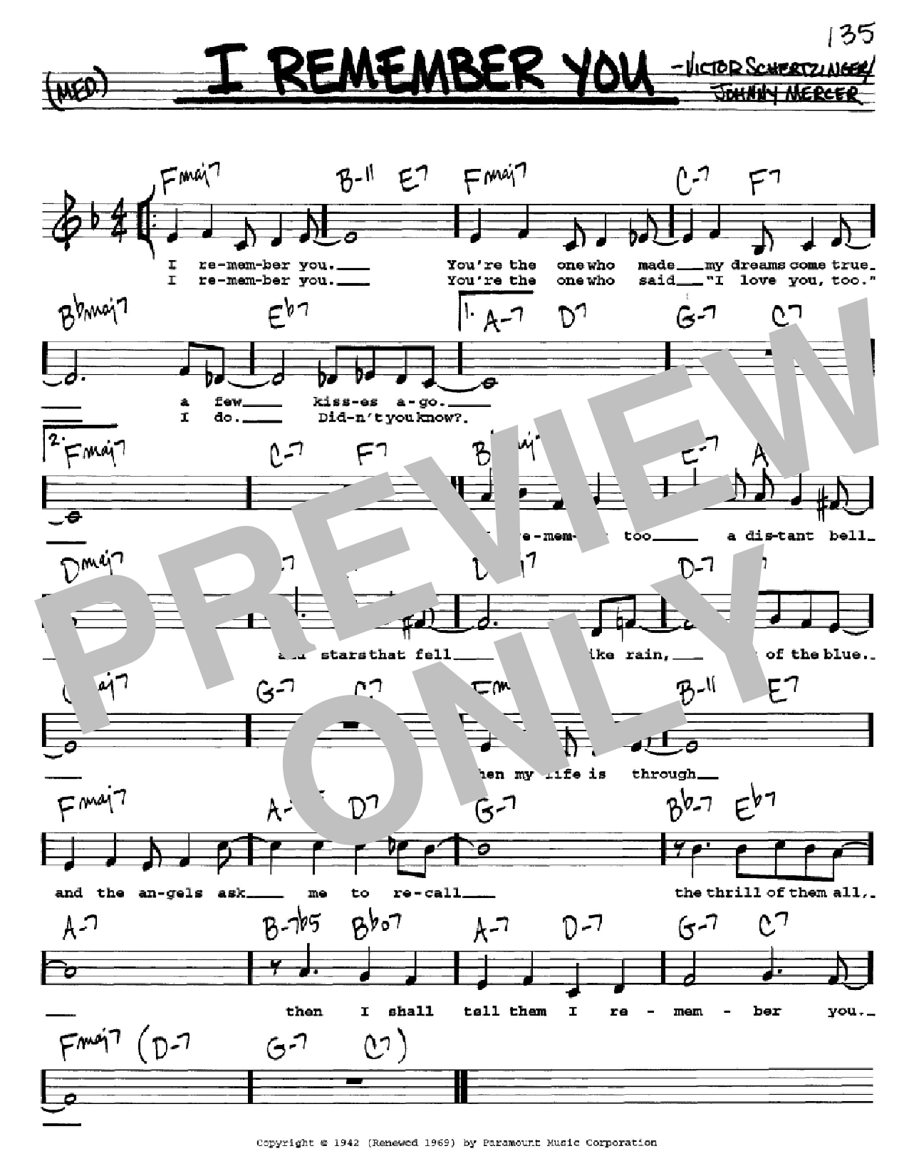 Produktbild zu: I Remember You