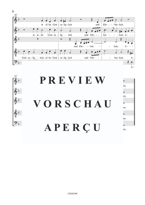 Produktgalerie: Seite 9 von 9 Verleih uns Frieden (Geistliche Chormusik - Klassiker der Chormusik), , Gemischter Chor 5-stimmig SSATB