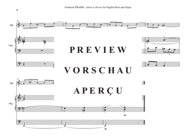 gallery: Adoro Te Devote , , (Englischhorn + Orgel)