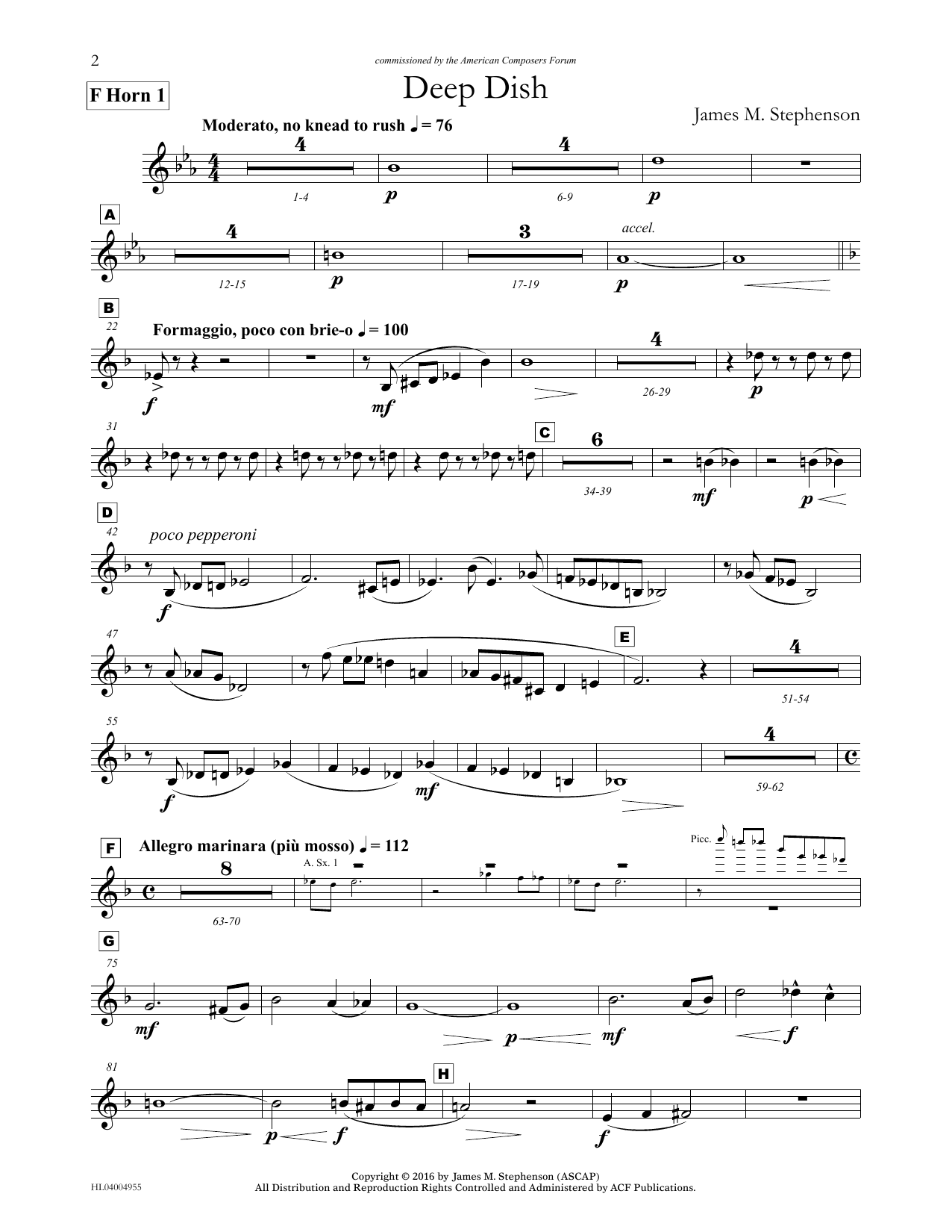Produktbild zu: Deep Dish - F Horn 1