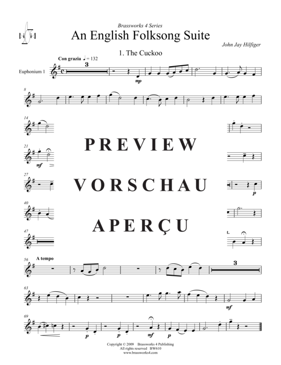 Product gallery: Page 20 of 21 English Folksong Suite, An , , (Tuba Quartet: 2x Baritone, 2xTuba)