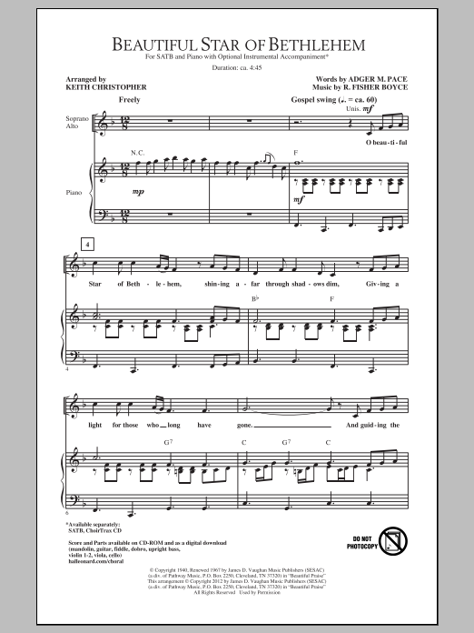 Product gallery: Page 1 of 1 Beautiful Star Of Bethlehem, Keith Christopher