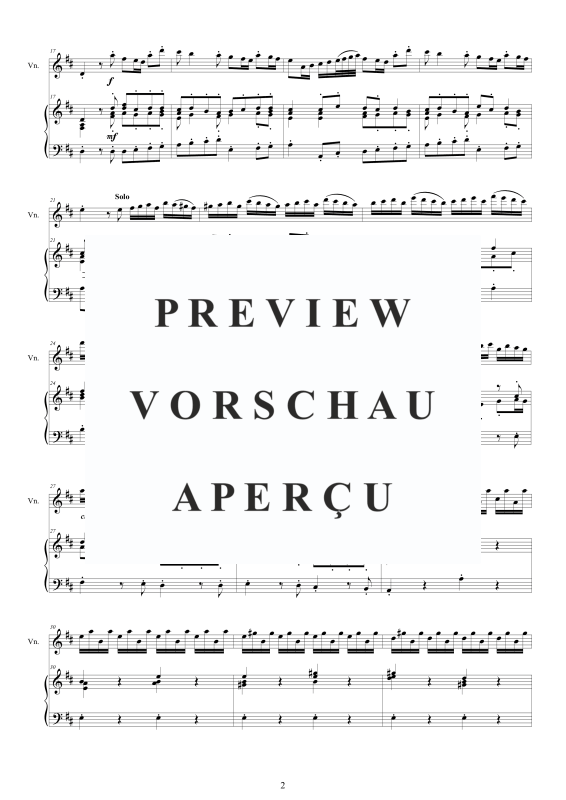 Produktgalerie: Seite 3 von 11 Violin Concerto No.7 in D-Dur Op.9, , Violine und Cembalo