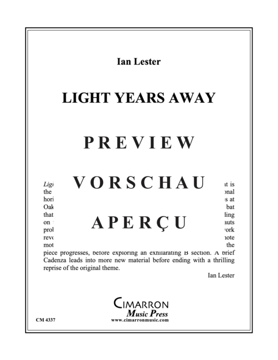 Product gallery: Page 2 of 6 Light Years Away , , (Trombone solo)