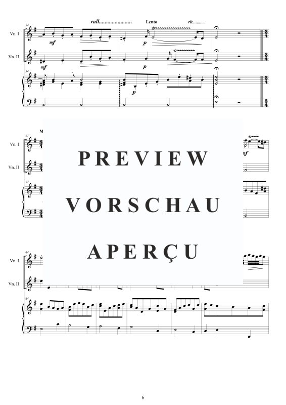 Produktgalerie: Seite 7 von 11 Trio Sonata No.11 in E-Moll Op.1, , 2 Violinen und Cembalo