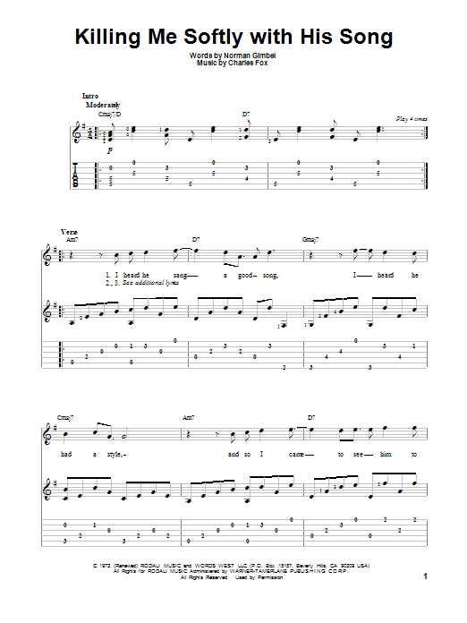Produktbild zu: Killing Me Softly With His Song
