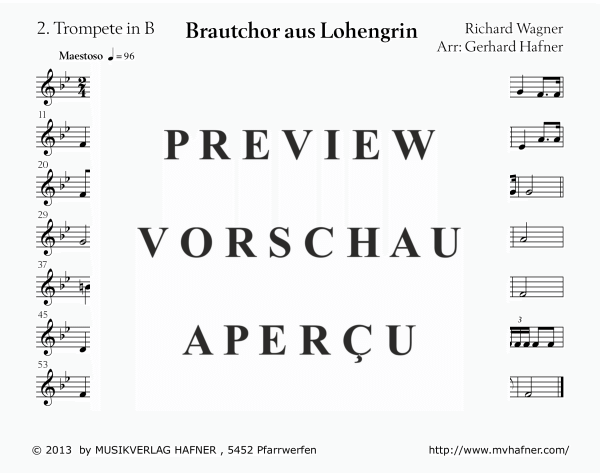 gallery: Brautchor aus Lohengrin, , (Blechbläser Ensemble)