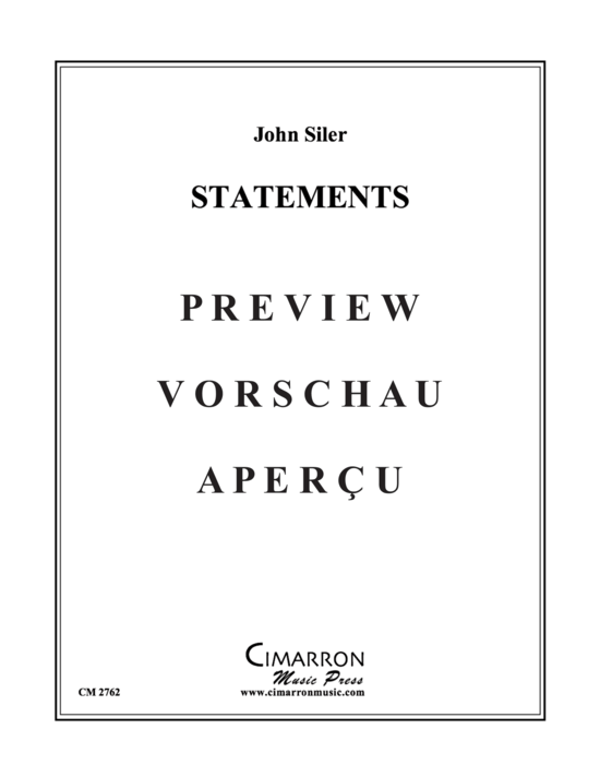 Product gallery: Page 2 of 14 Statements , , (Trombone ensemble)